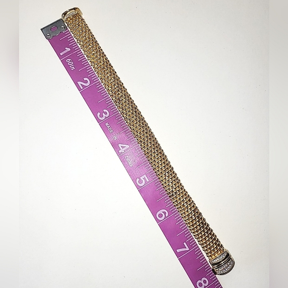 DYADEMA BRONZE POPCORN LINK BRACELET - UNUSUAL CLASP  - MADE IN ITALY - Picture 9 of 11